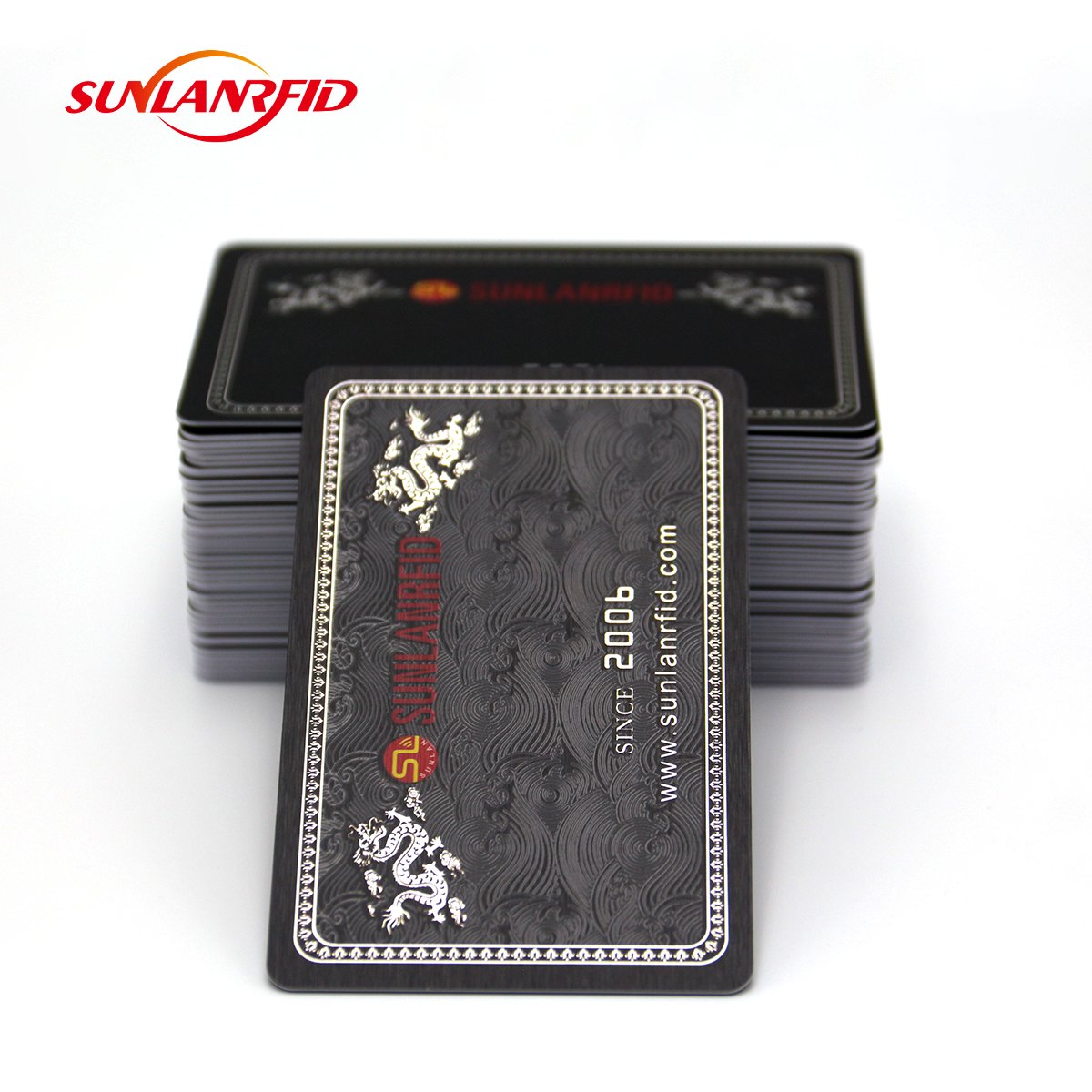 Custom RFID Blank Matte NFC Black PVC Card