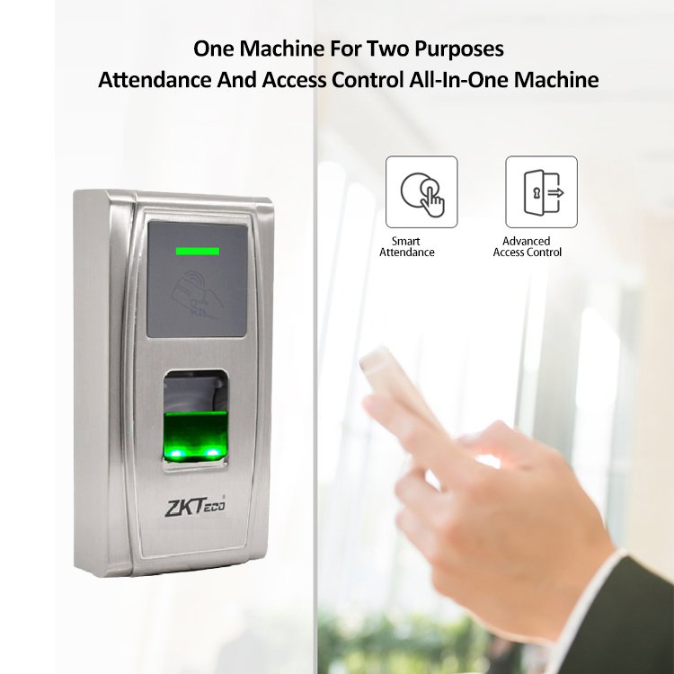 ZK MA300 Professional Biometric Fingerprint Standalone Access Control and Time Attendance System Device Waterproof 2 Years 1500