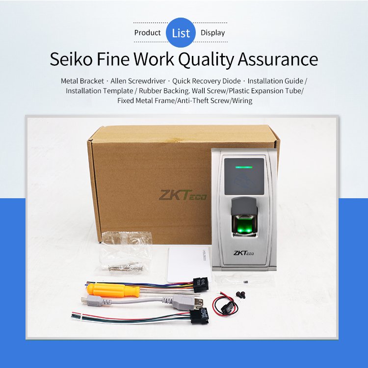 ZK MA300 Professional Biometric Fingerprint Standalone Access Control and Time Attendance System Device Waterproof 2 Years 1500