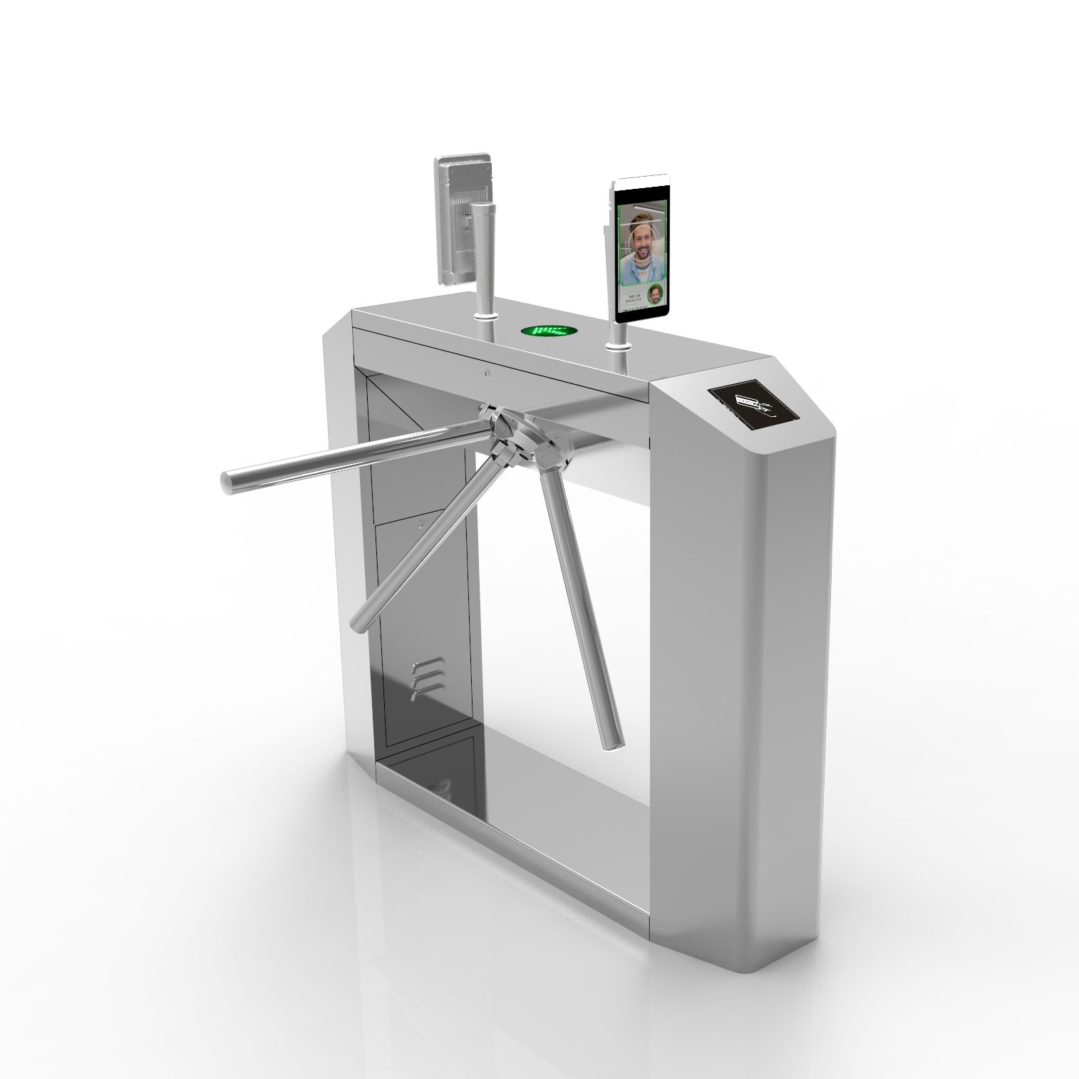 Bosiny Factory 7 Inch Direct Turnstiles Face Recognition System for Factory Company Attendance electronic turnstile