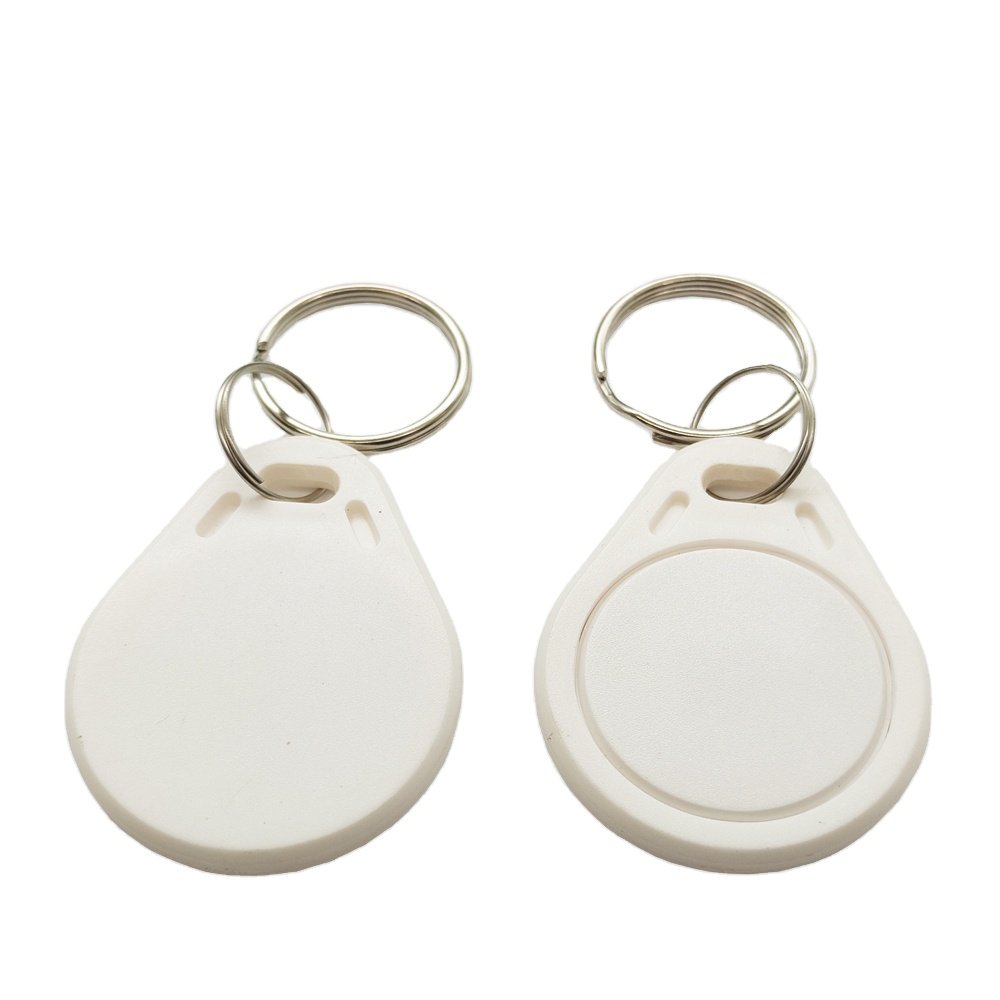 13.56MHz Keychain Door Access Control Programmable FM11RF08 Chip Blue Color Key Fob Smart Rfid Keyfob
