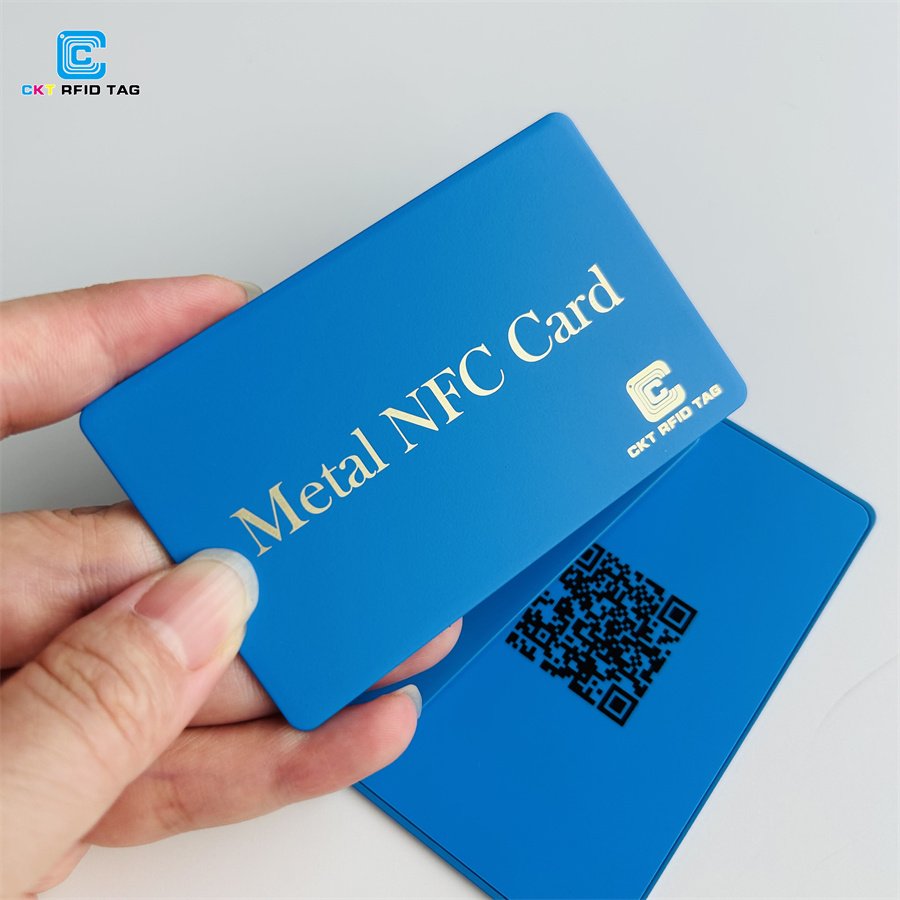 Personalizable Premium NFC Metal Card RFID Metal NFC Blank Business Luxury Gold Smart Loyalty Cards For Business