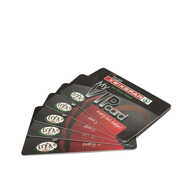 China Wholesale multi color Magnetic Stripe card Plastic PET Silk printing Embossing card