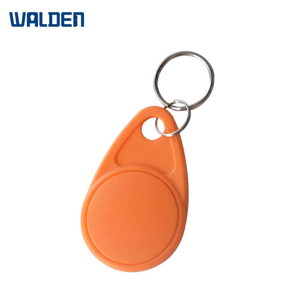 Waterproof access control keyfobs ABS Plastic 125khz Smart NFC Key Ring RFID Keyfob For Door/Elevator
