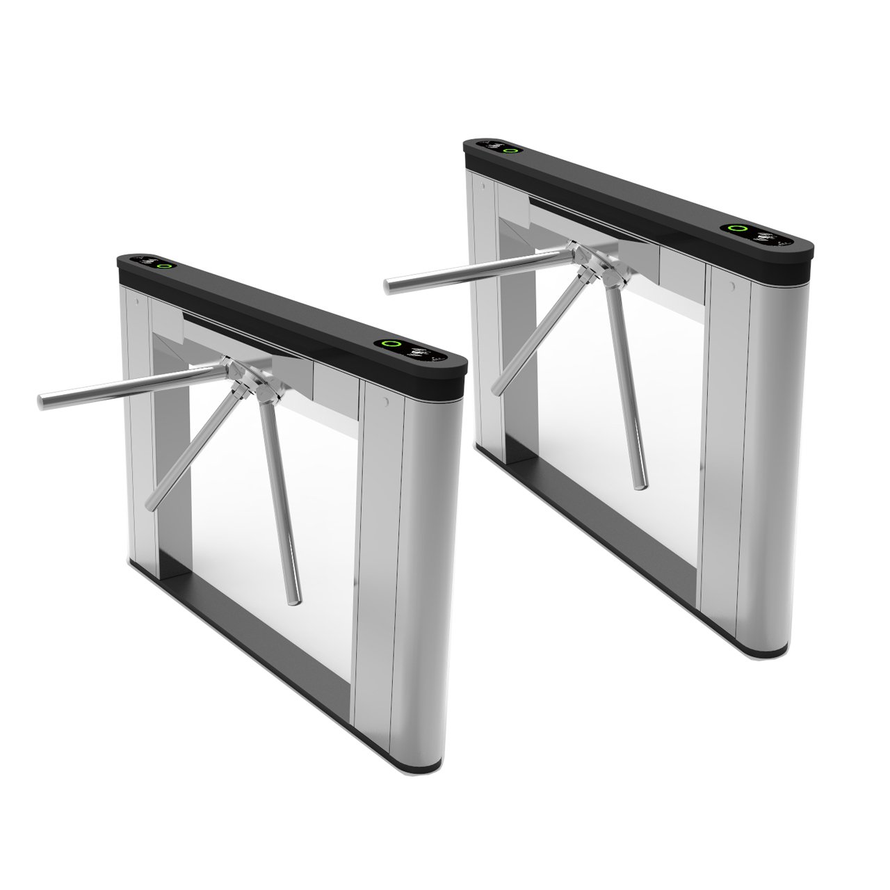 Bosiny custom Access Control Automatic Swing Barrier Gate with IC OR Facial recognition LCD display screen Tripod Turnstile