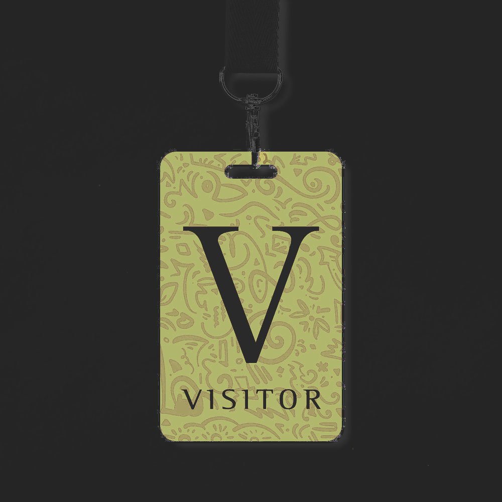 standard size black visiting pvc card no chip customer visitors access control management business card
