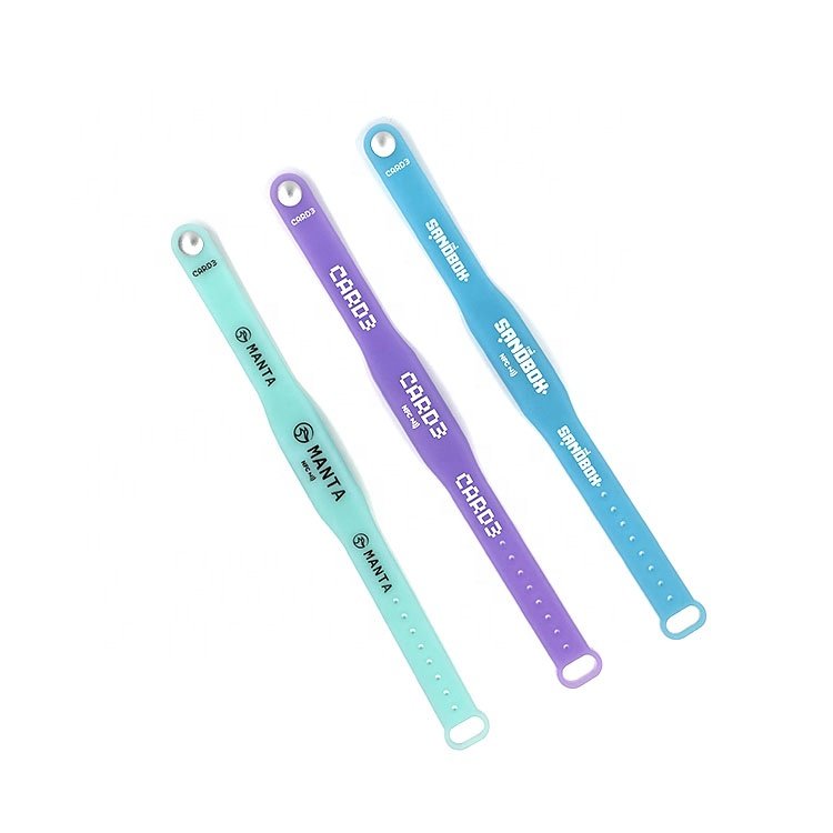 High Quality Access Control RFID Silicone Wristbands NFC Wristband For Swimming And Gym Fitness