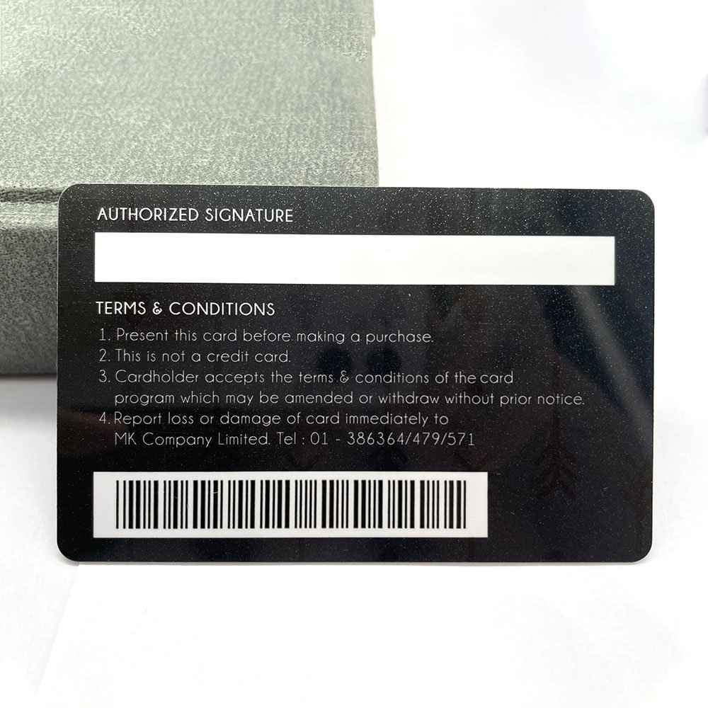 Fancy signature Panel Encoding HICO PVC business Magnetic Card with barcode Printing NFC 215 plastic QR code card