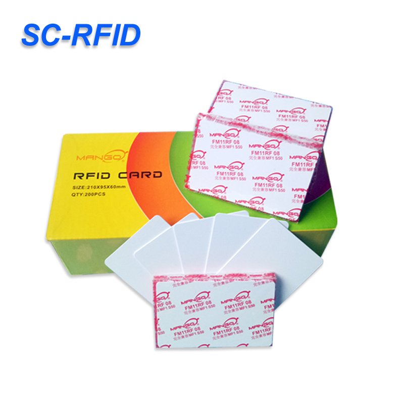 Factory Price contactless pvc mango cards HF LF blank mango rfid proximity 13.56mhz 125khz card
