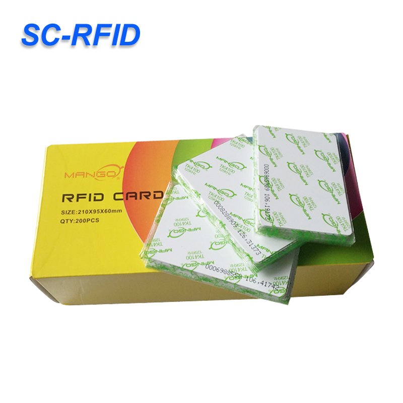 Factory Price contactless pvc mango cards HF LF blank mango rfid proximity 13.56mhz 125khz card