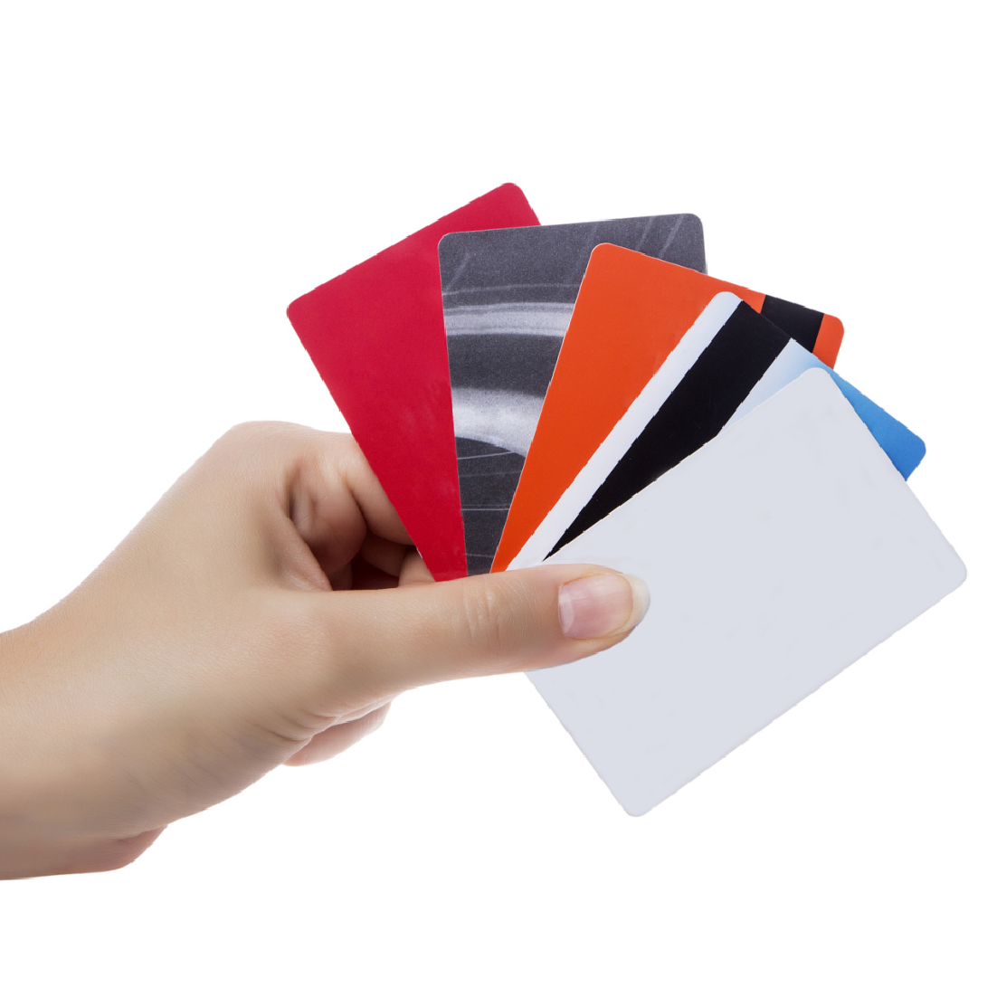  Custom Printed 13.56MHz Plastic PVC UV Printing Smart RFID NFC Digital Business Card With Logo