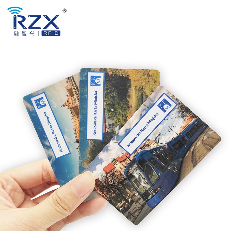 13.56Mhz MIFARE Chip PVC Cards PLUS EV2 2K 7B RFID Smart Card RFID Public Transportation Card