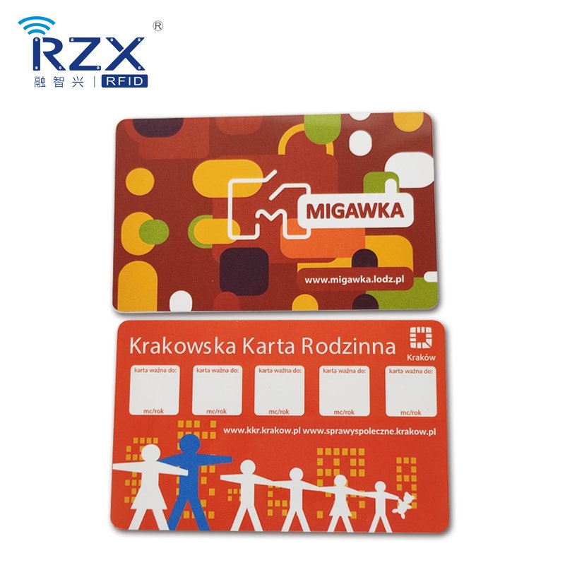13.56Mhz MIFARE Chip PVC Cards PLUS EV2 2K 7B RFID Smart Card RFID Public Transportation Card