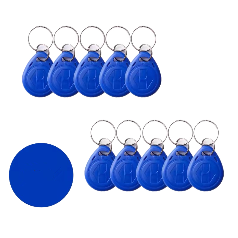 ABS02 Chain Nfc Device Hotel Customized Tag Programmable Two Hole Keychain Card Writer Tags Sensor 13.56 Rfid Key Fob
