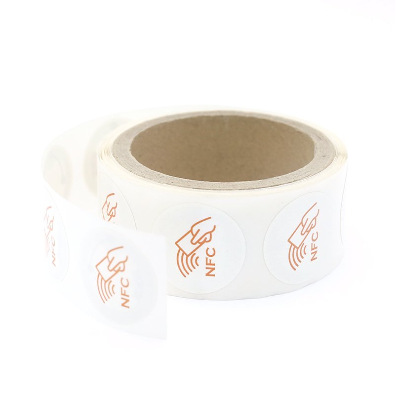 13.56mhz smart label rfid tag215 sticker rfid paper label nfc sticker 30*30mm