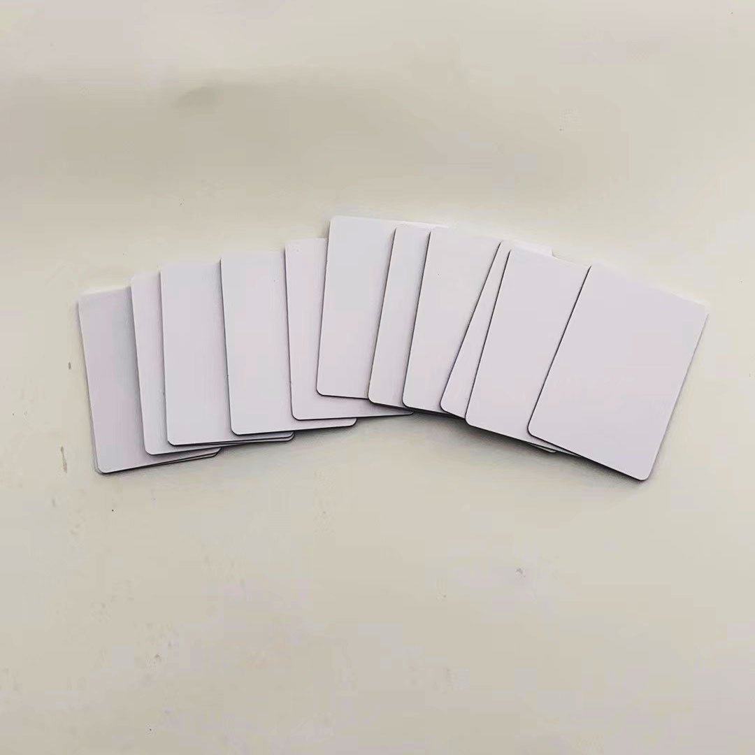 Custom print 40*60MM matt finish black / white NFC Mobile Phone Flat Sticker / NFC Card