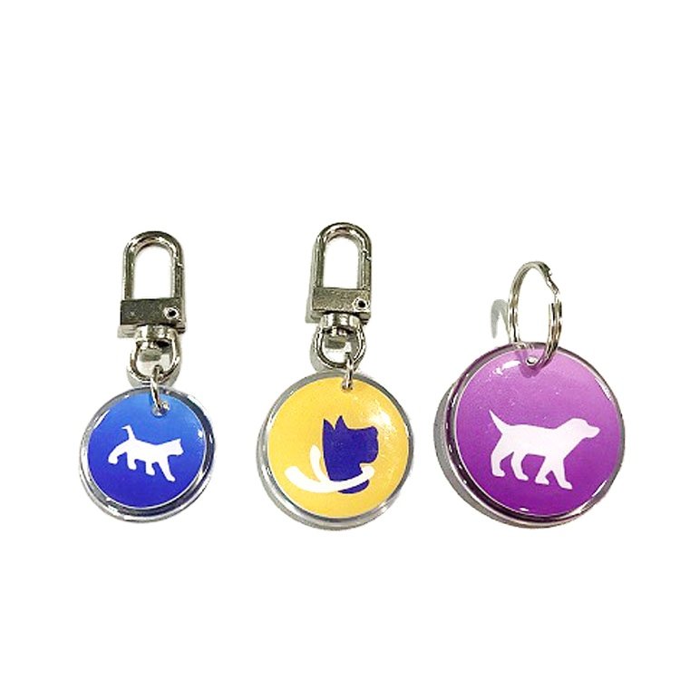 Custom Dynamic Qr Code Dog Tag Rfid Pet Id Access Control Cards Tag Nfc Anti-lost Dog Tags