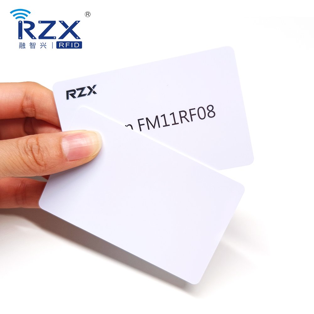 Printable Blank Rfid NFC Smart Card 13.56Mhz F08 1K Byte Smart Card PVC Card