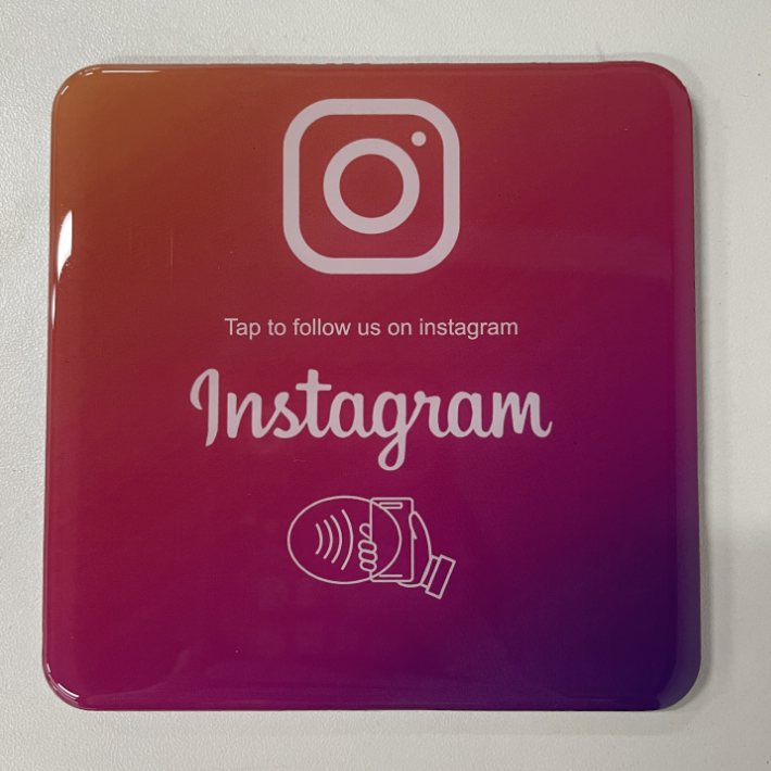 RZX Customized Printing NFC Epoxy Sticker Programmable Price for Business Google/Ins/Whats App/Face Book