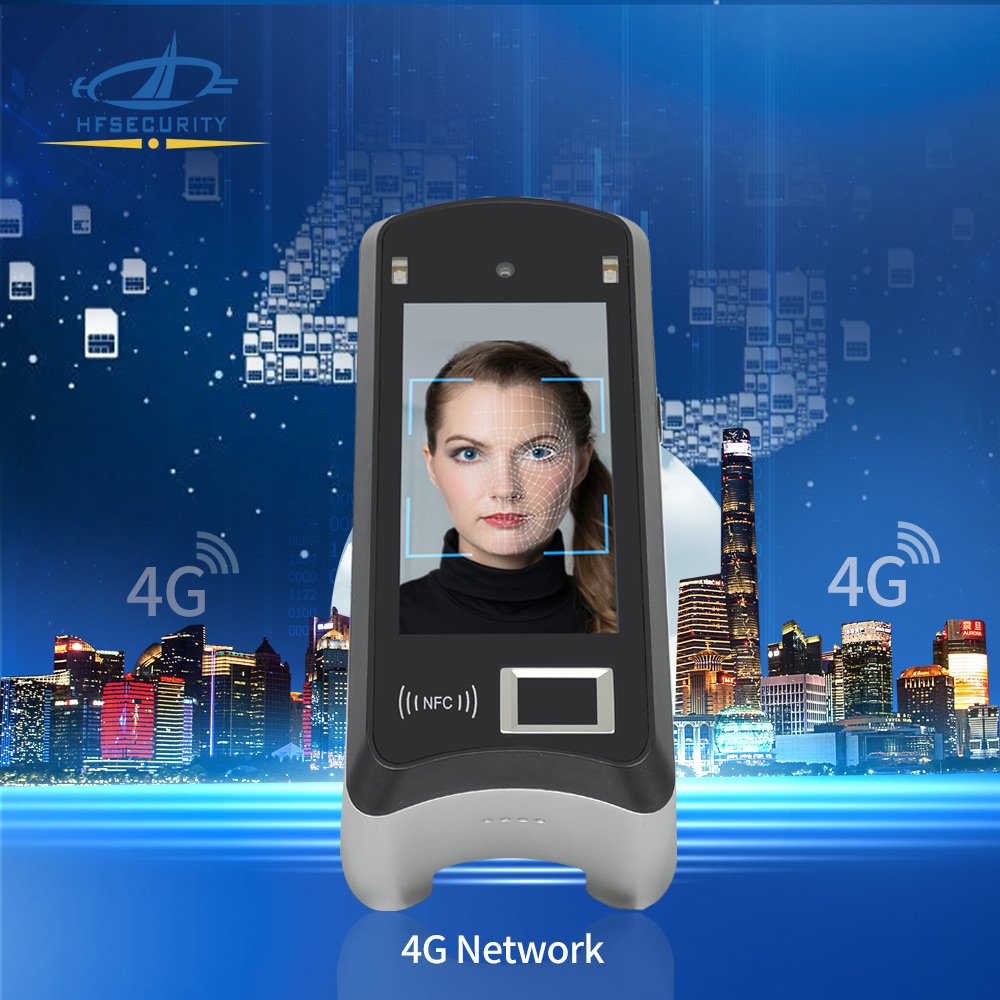 HFSecurity X05 Door Access Control 5-inch Touchscreen Biometric NFC Fingerprint Finger Facial IRIS Recognition Time Attendance