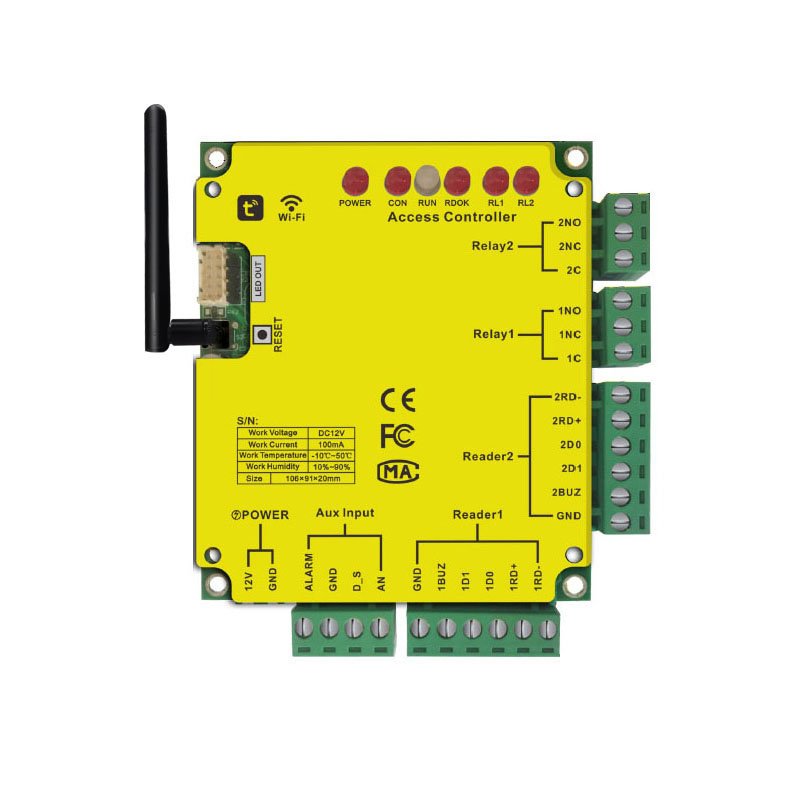 Smart Muti-function Remote Control Advanced Access Controller Board TUYA APP WIFI Access Control Panel