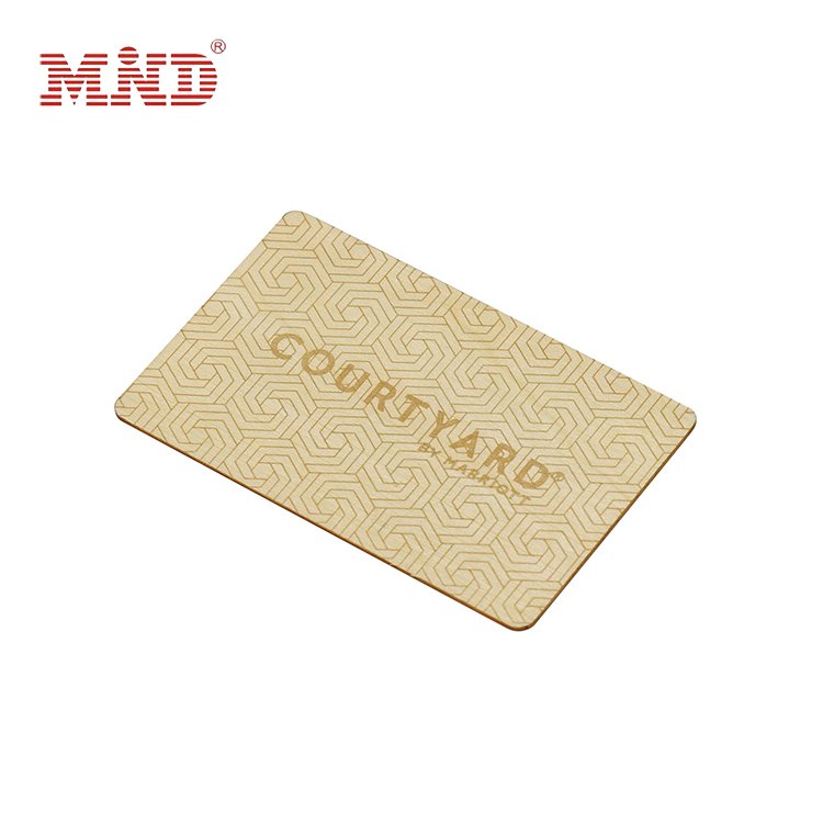 Programmable Bamboo Wood Business Cards RFID ISO14443A Smart NTAG 213 NTAG 215 NTAG 216 Wooden Hotel Key Card