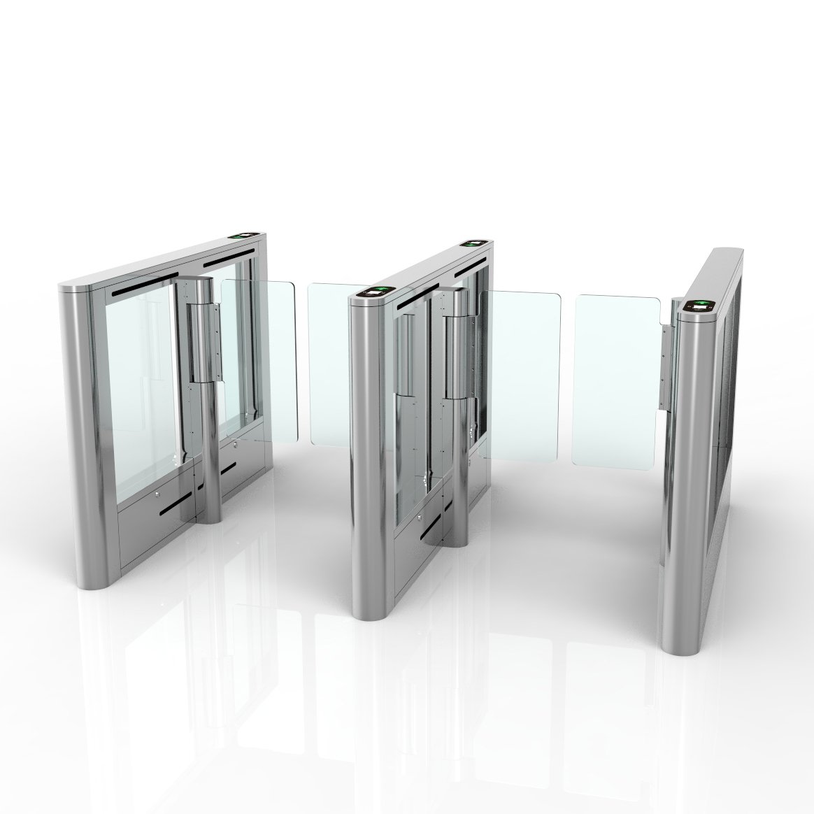 Bosiny Access Control Automatic Speed Turnstile Gate with qr code rfid card Face Recognition for Community school gym