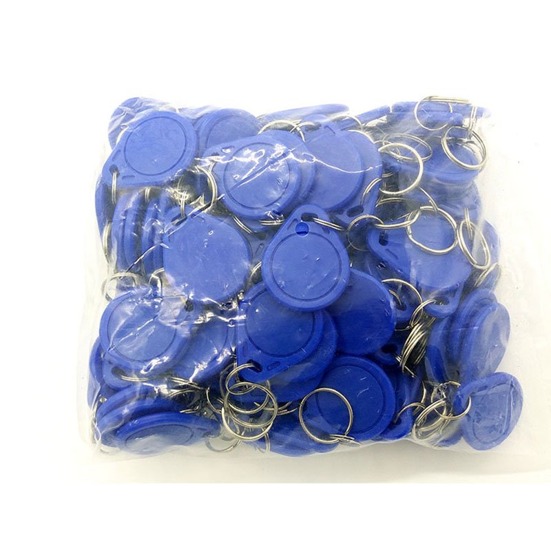 key tag with 125Khz and 13.56Mhz for access control system rfid keyfob 125khz rfid tags keyfob Token Tags Keychain