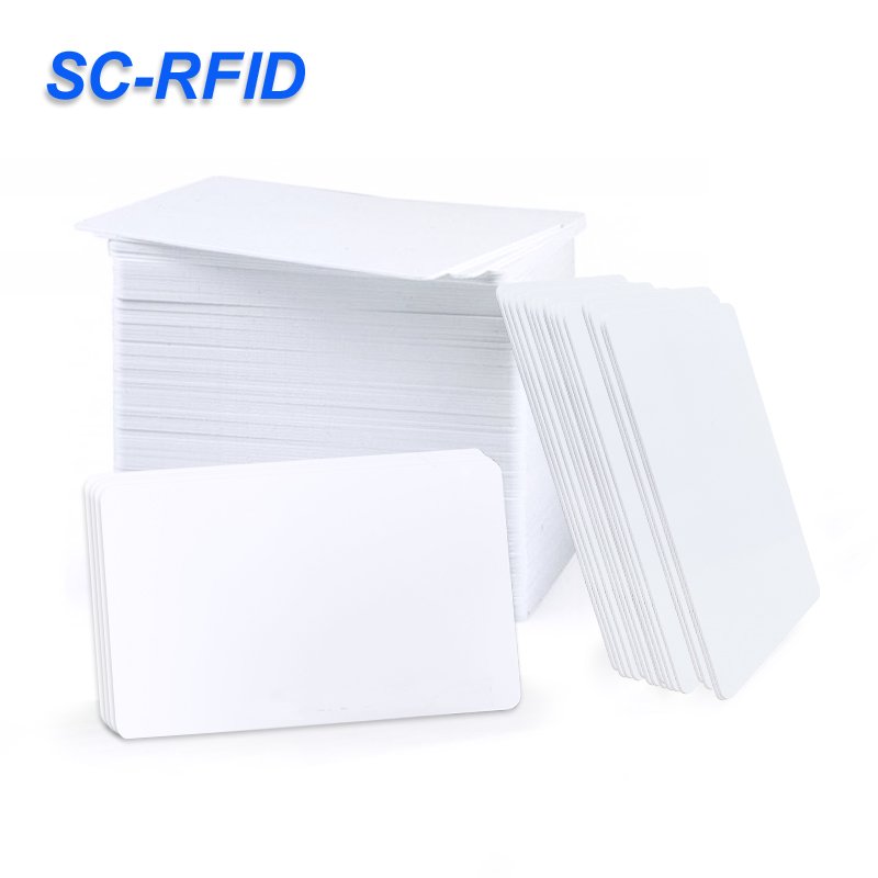 RFID PVC card 13.56Mhz Custom PVC NFC 213 NFC 215 Printable Blank Social Media NFC Contactless RFID Smart Chip Card