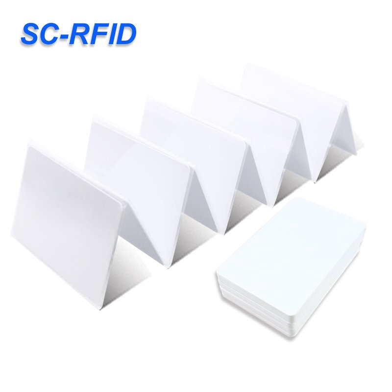 RFID PVC card 13.56Mhz Custom PVC NFC 213 NFC 215 Printable Blank Social Media NFC Contactless RFID Smart Chip Card