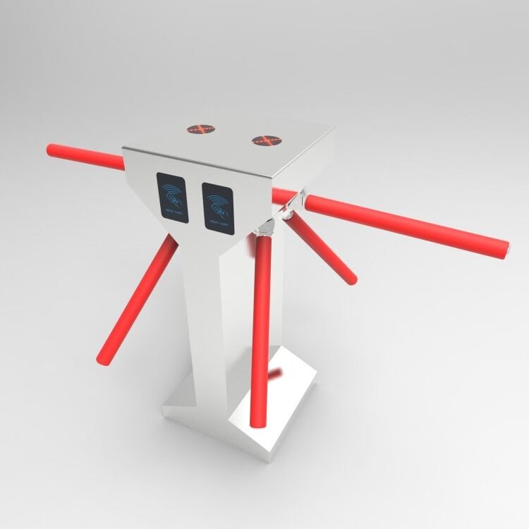 GYM Tripod turnstile gate Tourniquet Fingerprint RFID Card QR code Access Control tripod turnstile