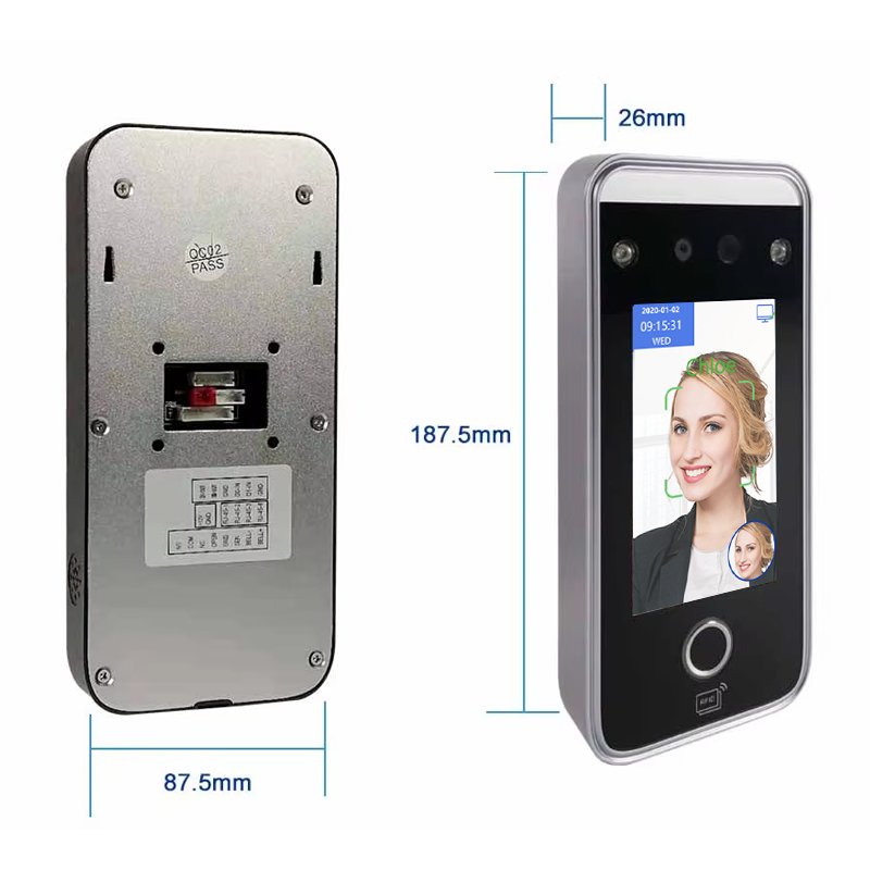 Wifi TCP/IP Biometric Touch Screen QR Code Scanner Fingerprint Attendance Machine Face Recognition Terminal Access Control