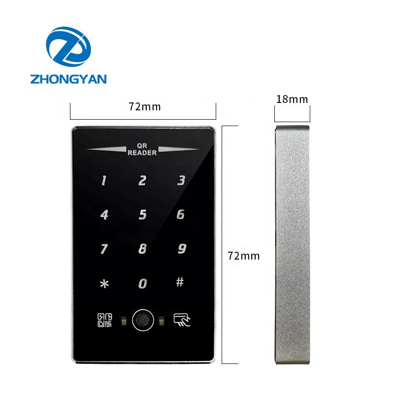 Smart 13.56mhz IC RFID Bluetooth Keypad Reader QR Code Scanner Wiegand Network NFC Access Control QR Code Reader