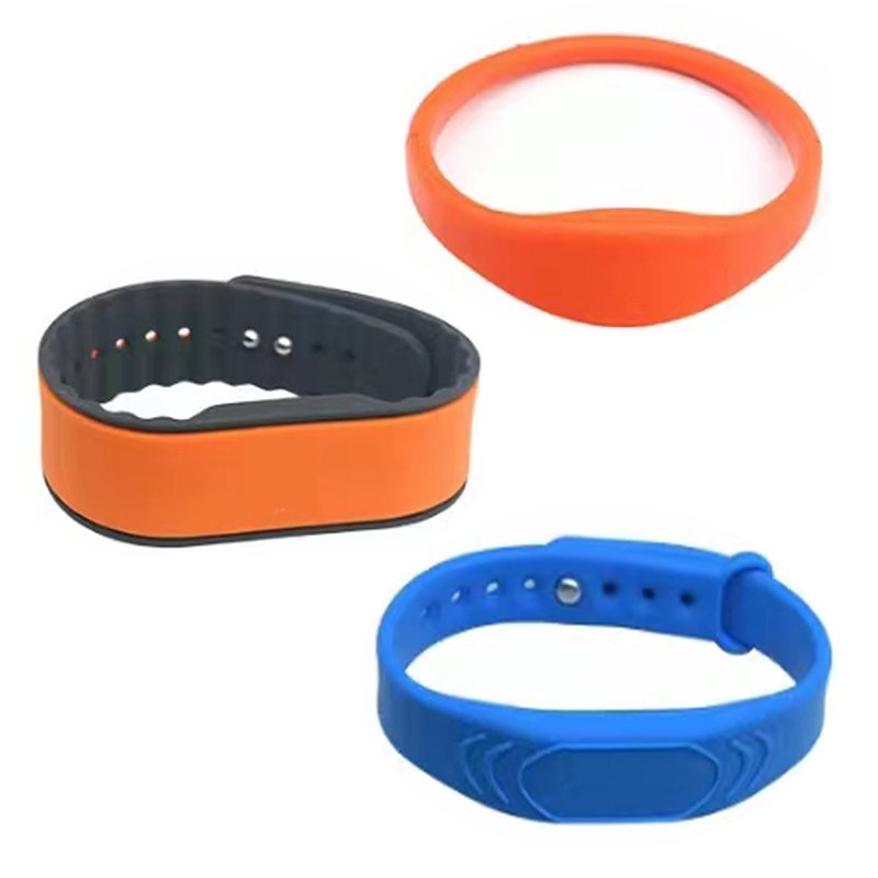 Custom Logo Printing NFC Chip Access Control Bracelet Rfid Wristband For Event