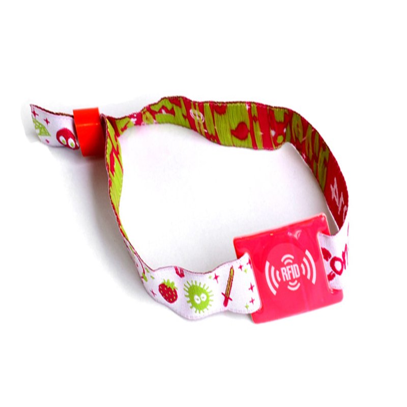 Custom Logo Printing NFC Chip Access Control Bracelet Rfid Wristband For Event