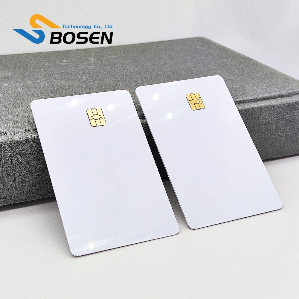 High Quality Printable Sle 4442 4428 Contact IC Chip Plastic PVC Blank Smart Card