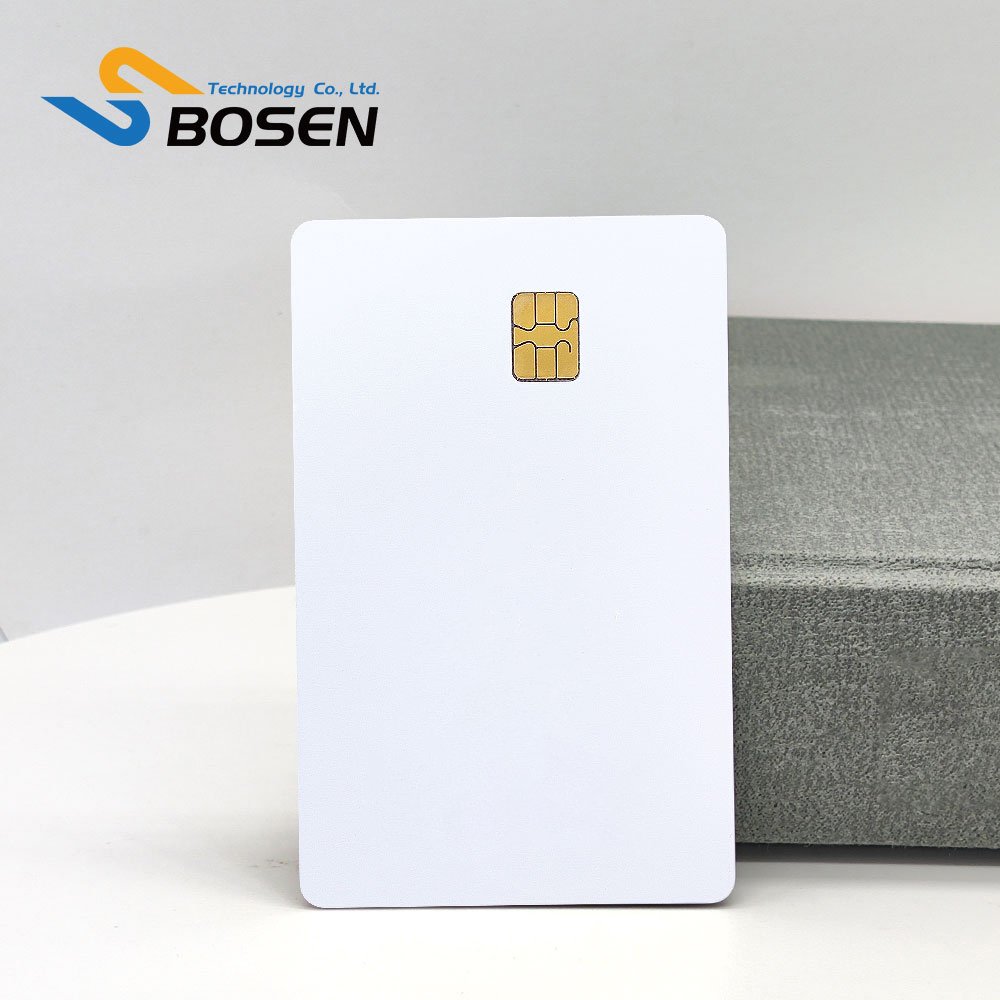 High Quality Printable Sle 4442 4428 Contact IC Chip Plastic PVC Blank Smart Card