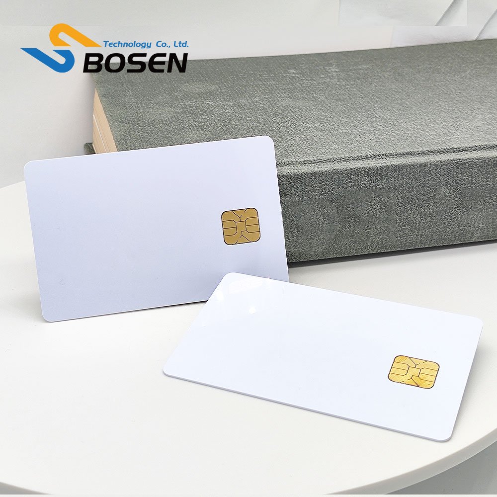 High Quality Printable Sle 4442 4428 Contact IC Chip Plastic PVC Blank Smart Card