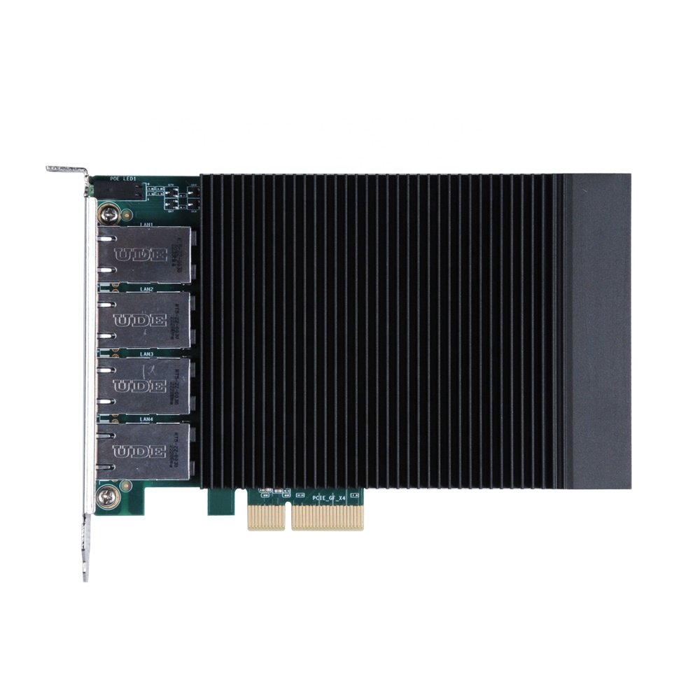 I350 AM4 Pci express 4 1000M LAN Ports PCIE POE LAN network card