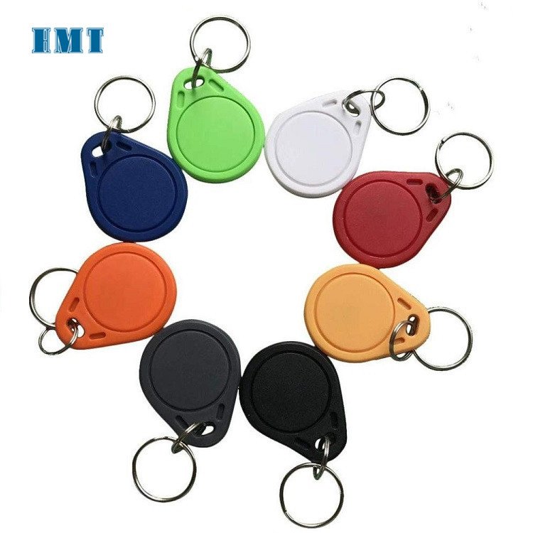 Door Access Control Writable T5577 Metal Frame nfc Keychain Smart Rfid Keyfob