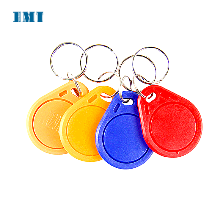 Door Access Control Writable T5577 Metal Frame nfc Keychain Smart Rfid Keyfob
