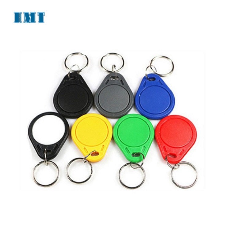 Door Access Control Writable T5577 Metal Frame nfc Keychain Smart Rfid Keyfob