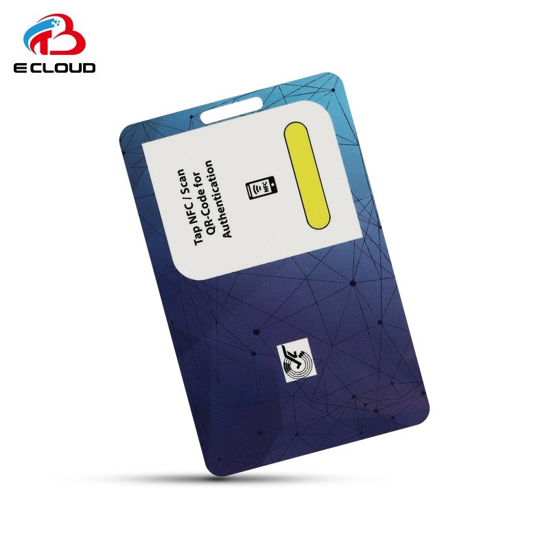 NFC Product 1K Card Packaging QR code Custom 13.56 Mhz Rfid Cards Social Media PVC NFC Business Card