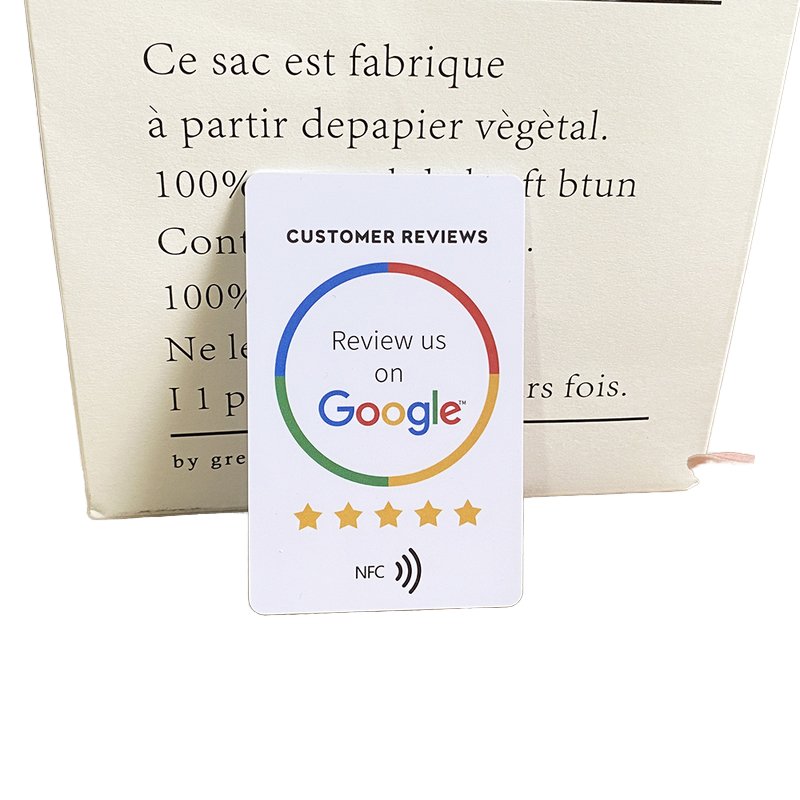 Waterproof and moisture-proof NFC card pop-up pvc Google review card
