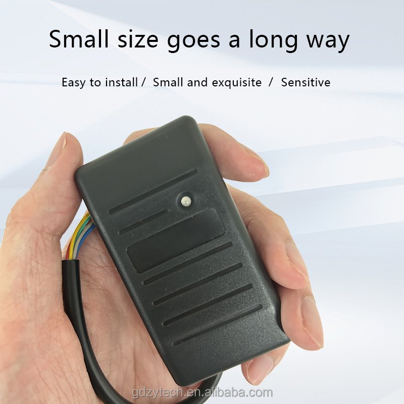 Smart Outdoor Wall Mounted NFC Reader 13.56mhz Wiegand 26 RFID IC Smart Lock Card Reader Access Control Card Readers