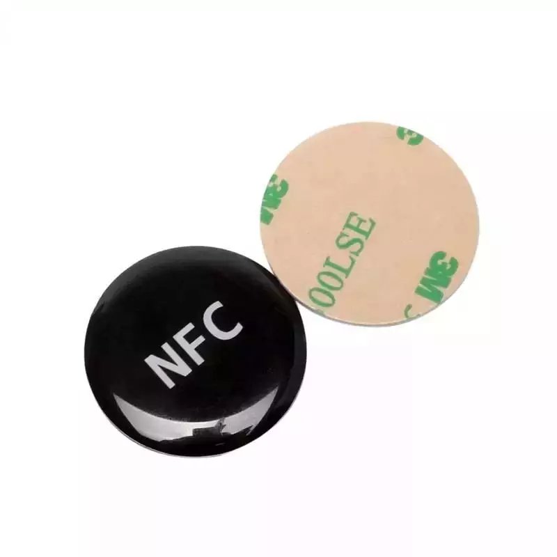 RFID Epoxy NFC Sticker Custom Package Logo Pattern Access Control Card 13.56mhz 213 Chip Social Media NFC Tag