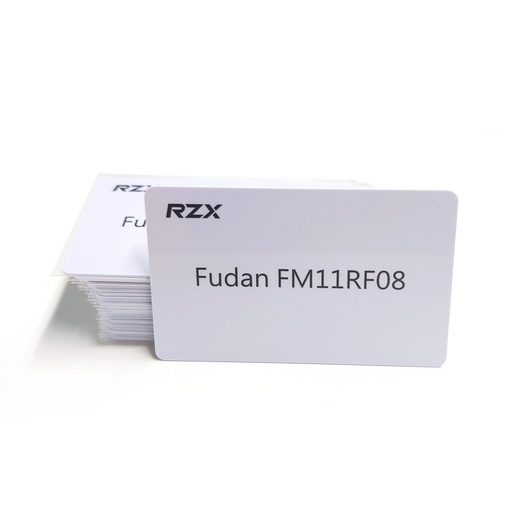 ready to ship HF RFID FM11RF08 Contactless Smart White Blank Card Printable RFID Card for Access Control Card