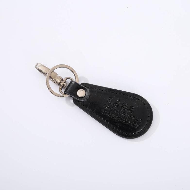 Promotional Waterproof 13.56MHz RFID/NFC Leather Keychain 125khz key Fob tag