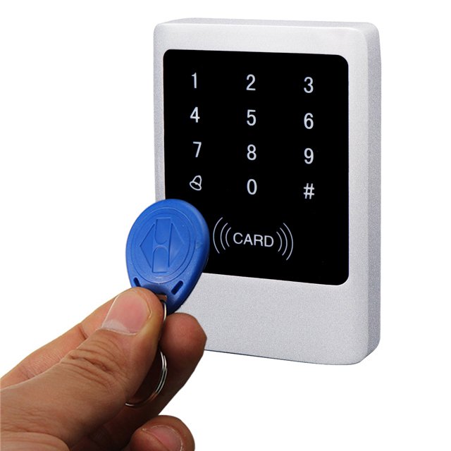 Customized LOGO Waterproof Smart Security Standalone RFID Gate Door Access Control Card System KeyPad Access Control Card Reader