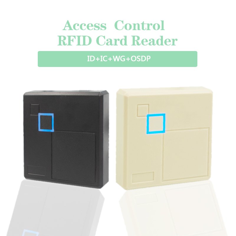 New RS485/OSDP Output 125KHz+13.56MHz RFID Access Control Card Reader Wiegand OSDP Smart Access Control Readers